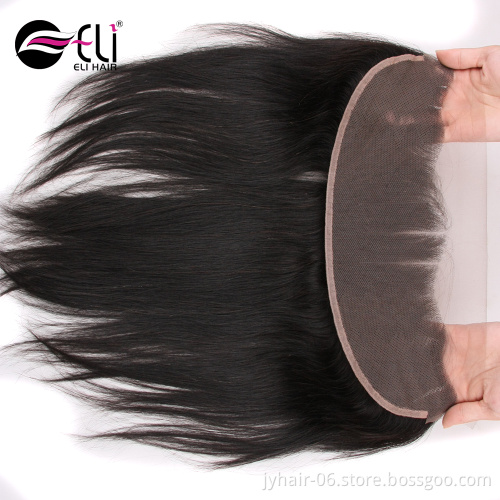 Factory Wholesale Top Quality 100% Human Hair Cheap Lace Frontals With Baby Hair